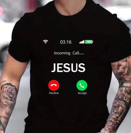 Jesus is Calling Christian Jesus God Christian T-shirt